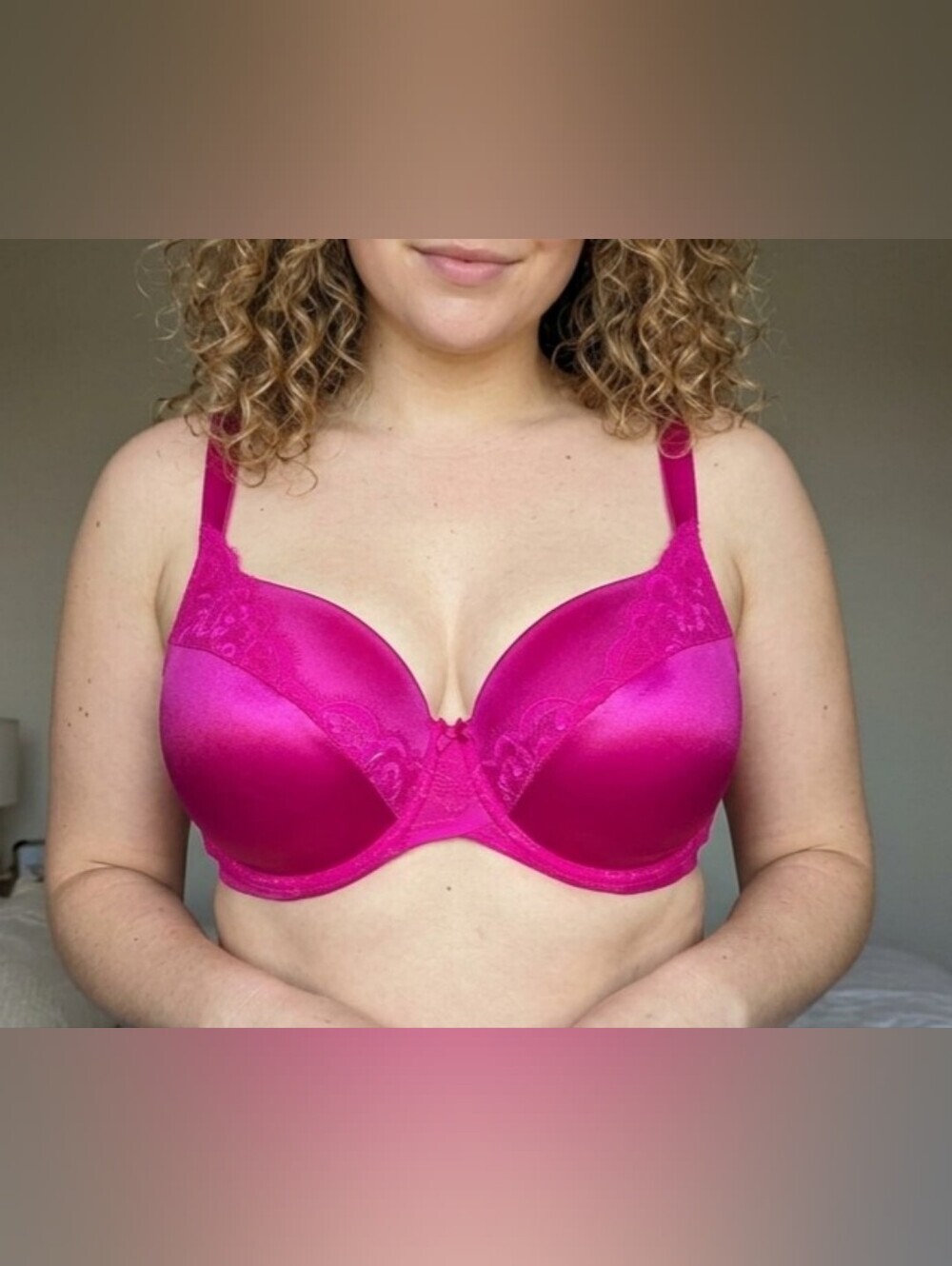 Ambrielle Women's Bra Underwire Color Fuchsia Bra Size 42DD